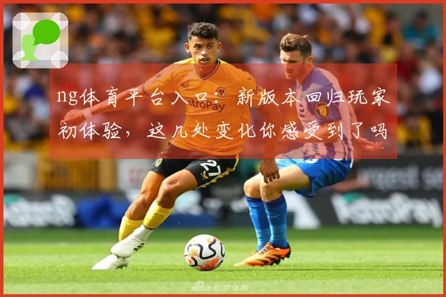 ng体育平台入口：新版本回归玩家初体验，这几处变化你感受到了吗？